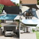 Żagiel przeciwsłoneczny, 160 g/m², żółty, 4x4x4 m, HDPE Lumarko! Lumarko!