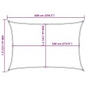 Żagiel przeciwsłoneczny, 160 g/m², piaskowy, 4x6 m, HDPE Lumarko! Lumarko!