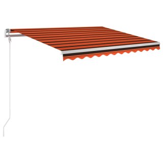 Automatycznie zwijana markiza, 300x250 cm, pomarańczowo-brązowa Lumarko! Lumarko!