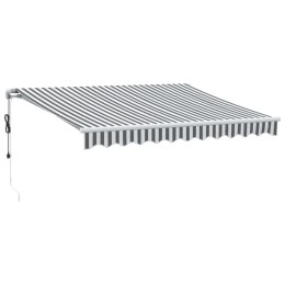 Automatycznie zwijana markiza, antracytowo-biała, 300x250 cm Lumarko! Lumarko!