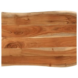 Blat stołu, 70x60x3,8 cm, drewno akacjowe, naturalna krawędź Lumarko! Lumarko!