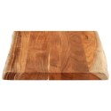 Blat stołu, 70x60x3,8 cm, drewno akacjowe, naturalna krawędź Lumarko! Lumarko!