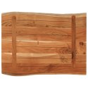 Blat stołu, 70x60x3,8 cm, drewno akacjowe, naturalna krawędź Lumarko! Lumarko!