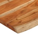 Blat stołu, 70x60x3,8 cm, drewno akacjowe, naturalna krawędź Lumarko! Lumarko!