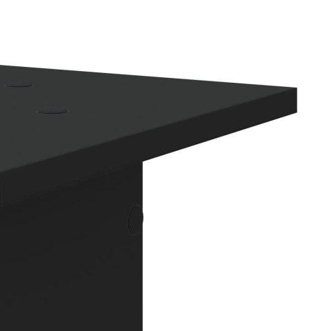 Podstawki pod głośniki, 2 szt., czarne, 30x30x60 cm Lumarko! Lumarko!