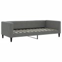 Sofa rozsuwana z szufladami, ciemnoszara, 90x200 cm, tkanina Lumarko! Lumarko!
