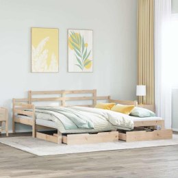 Sofa rozsuwana z szufladami, bez materaca, 80x200 cm Lumarko! Lumarko!