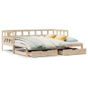 Sofa rozsuwana z szufladami, bez materaca, 90x200 cm Lumarko! Lumarko!