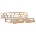 Sofa rozsuwana z szufladami, bez materaca, 90x200 cm Lumarko! Lumarko!