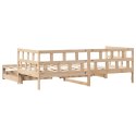 Sofa rozsuwana z szufladami, bez materaca, 90x200 cm Lumarko! Lumarko!