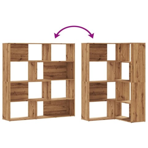 4-poziomowy regał narożny, dąb artisian, 85x85x140 cm Lumarko! Lumarko!