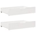 Sofa rozsuwana z szufladami, bez materaca, białe, 90x200 cm Lumarko! Lumarko!