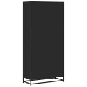 Regał, czarny, 80,5x35x170,5 cm, materiał drewnopochodny Lumarko! Lumarko!