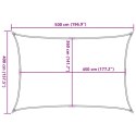 Żagiel przeciwsłoneczny, 160 g/m², antracytowy, 4x5 m, HDPE Lumarko! Lumarko!