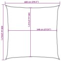Żagiel przeciwsłoneczny, 160 g/m², kremowy, 6x6 m, HDPE Lumarko! Lumarko!