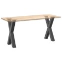 Nogi do stołu jadalnego, 2 szt., antracyt, 60x(72-73) cm, stal Lumarko! Lumarko!