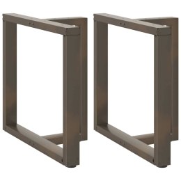Nogi do stołu jadalnianego, 2 szt., 80x35x(72-73) cm, stal Lumarko! Lumarko!