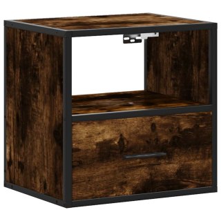 Wisząca szafka nocna, przydymiony dąb, 40x31x39,5 cm Lumarko! Lumarko!