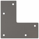 Nogi do stołu Hairpin, 4 szt., naturalna stal, 10 cm, lita stal Lumarko! Lumarko!
