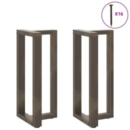 Nogi do stołu barowego, 2 szt., 40x35x(90-91)cm, stal Lumarko! Lumarko!