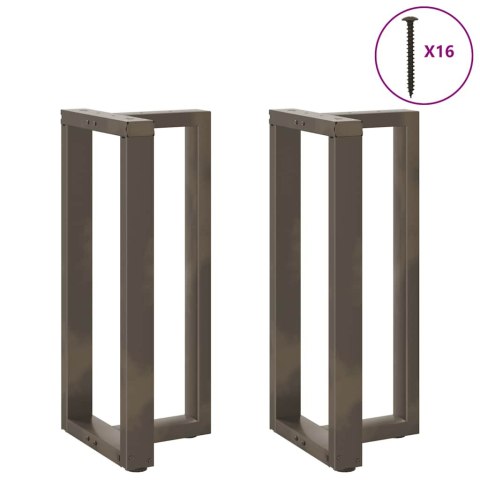 Nogi do stołu barowego, 2 szt., 40x35x(90-91)cm, stal Lumarko! Lumarko!