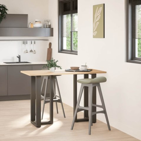 Nogi do stołu barowego, 2 szt., 40x35x(90-91)cm, stal Lumarko! Lumarko!