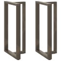 Nogi do stołu barowego, 2 szt., 60x35x(110-111)cm, stal Lumarko! Lumarko!