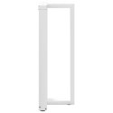 Nogi do stołu barowego, 2 szt., białe, 50x35x(100-101) cm, stal Lumarko! Lumarko!