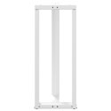 Nogi do stołu barowego, 2 szt., białe, 50x35x(100-101) cm, stal Lumarko! Lumarko!