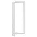 Nogi do stołu barowego, 2 szt., białe, 50x35x(90-91) cm, stal Lumarko! Lumarko!