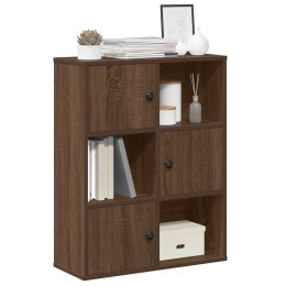 Regał, brązowy dąb, 60x24x76,5 cm, materiał drewnopochodny Lumarko! Lumarko!