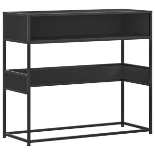 Stolik konsolowy, czarny, 90x35x80 cm, materiał drewnopochodny Lumarko! Lumarko!