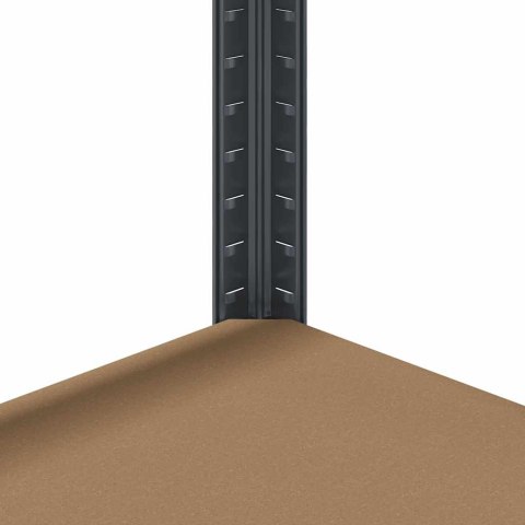 Regały z 5 półkami, 3 szt., stal i materiał drewnopochodny Lumarko! Lumarko!