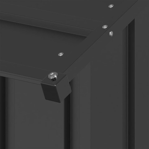 Buda dla psa z dachem, 131x101x102 cm, stal galwanizowana Lumarko! Lumarko!