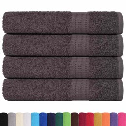 Ręczniki, 4 szt., antracyt, 100x200 cm, 360 g/m², bawełna 100% Lumarko! Lumarko!