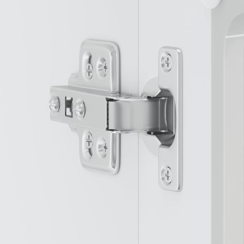 Szafka ścienna kuchenna ze szklanymi drzwiami, Lucca, biała Lumarko! Lumarko!