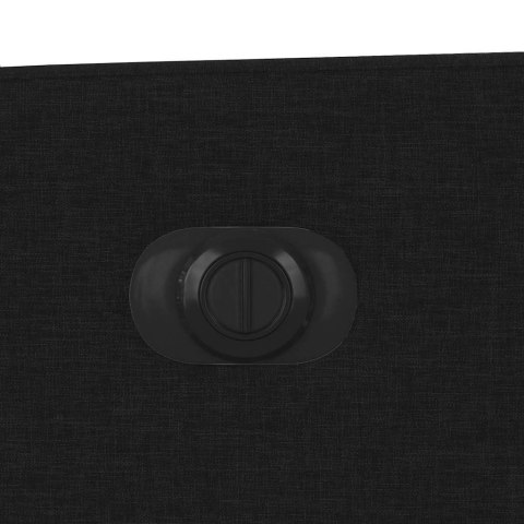 Elektryczny fotel rozkładany, czarny, obity tkaniną Lumarko!