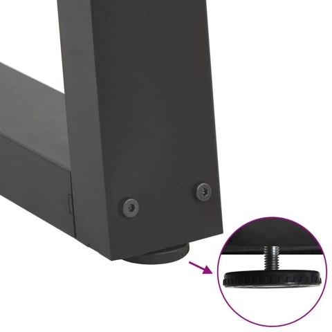 Nogi stołu jadalnego w kształcie litery V 2 szt. Antracyt Stal Lumarko!