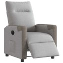 Elektryczny fotel rozkładany Cloud Grey Fabric Lumarko!