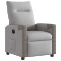 Elektryczny fotel rozkładany Cloud Grey Fabric Lumarko!