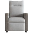 Elektryczny fotel rozkładany Cloud Grey Fabric Lumarko!