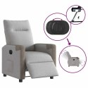 Elektryczny fotel rozkładany Cloud Grey Fabric Lumarko!