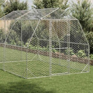 Kurnik dla kur, 2,5x4x2,25 m, stal Lumarko!
