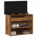 Ławka z miejscem na buty, stare drewno, 62x32x50 cm Lumarko!