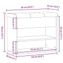 Ławka z miejscem na buty, stare drewno, 62x32x50 cm Lumarko!