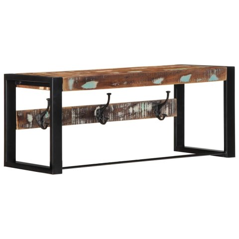 Wieszak na ubrania wielokolorowy lite drewno odzyskane Lumarko!