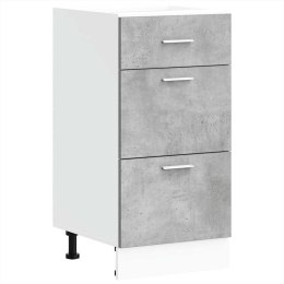 Dolna szafka Betonowa Szara 40x46x81,5 cm Drewno klejone Lumarko!