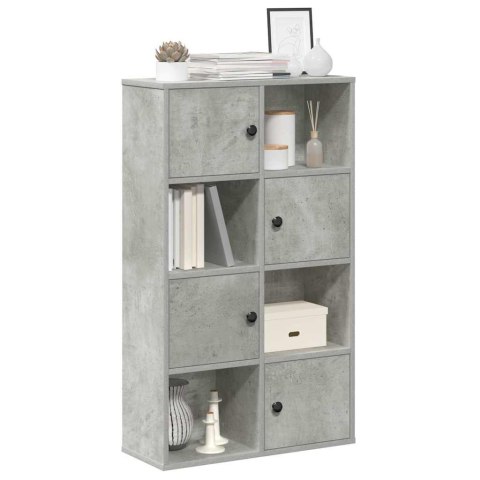 Regał, szarość betonu, 60x24x101,5 cm, materiał drewnopochodny Lumarko!