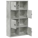Regał, szarość betonu, 60x24x101,5 cm, materiał drewnopochodny Lumarko!