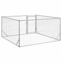 Zewnętrzna buda dla psa z drzwiami 2x2x1 m Stal ocynkowana Lumarko!